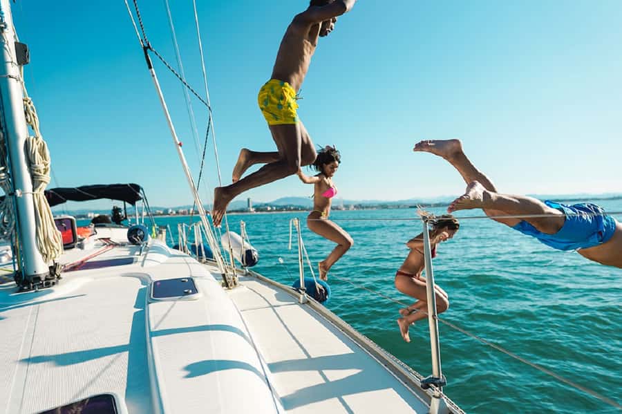 Agadir: Boat Trip with Fishing, Swimming, and BBQ Lunch - A swimming stop in the Atlantic