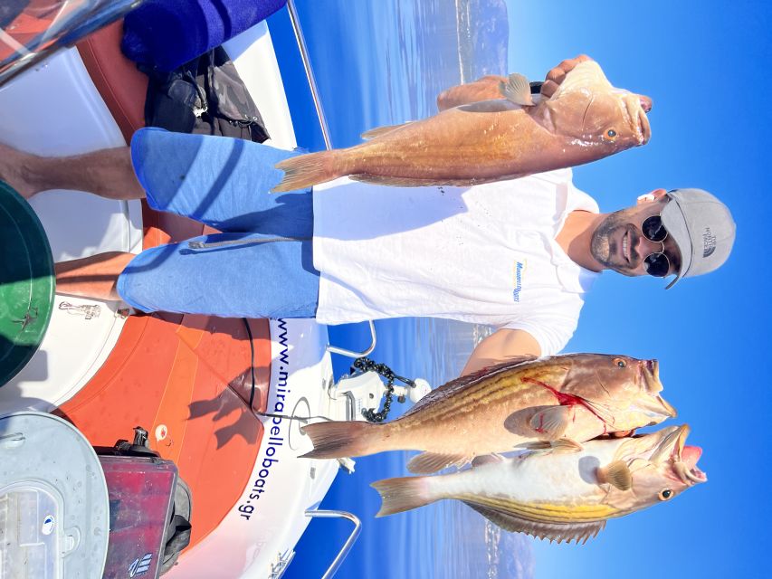 Agios Nikolaos: Mirabello Bay Fishing Trip - A private fishing boat in Mirabello Bay