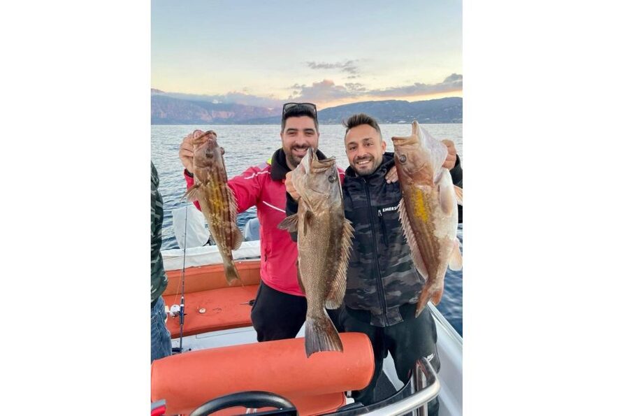 Agios Nikolaos: Mirabello Bay Fishing Trip - Leaving Ormos Bay and finding your sea legs
