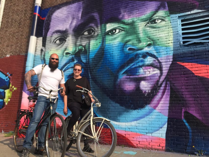 Amsterdam: Urban Bike Tour, Graffiti Art & Magnet Fishing - Returning through the Jordaan