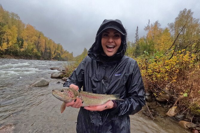 Anchorage Guided Fly-fishing with transportation - From Anchorage hotel to Southcentral Alaska river