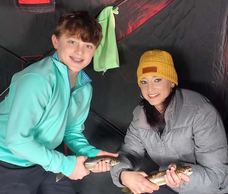 Anchorage: Ice Fishing Trip With Transportation - The heated tent changes the whole experience