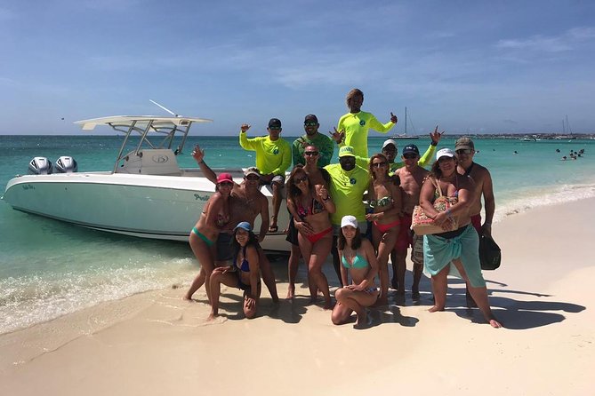 Aruba Private Luxury Boat Tours - Sail, Snorkel, Fishing and More - Eagle Beach and the first coastal views