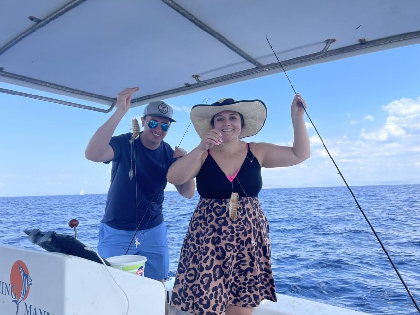 Athens: Fishing Trip Experience on a Boat with Seafood Meal - Swimming stops and time away from the rod