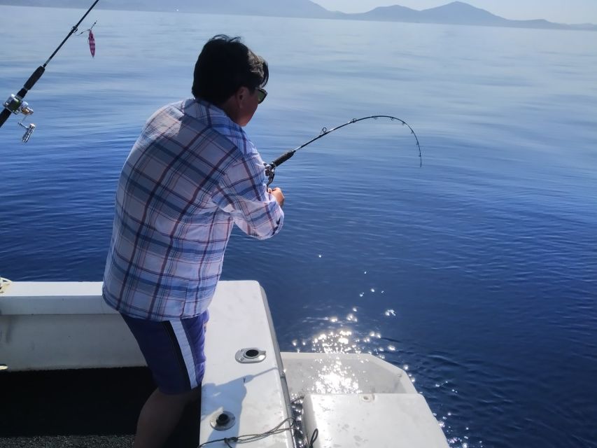 Athens: Fishing Trip Experience on a Boat with Seafood Meal - A Greek meal served on the boat