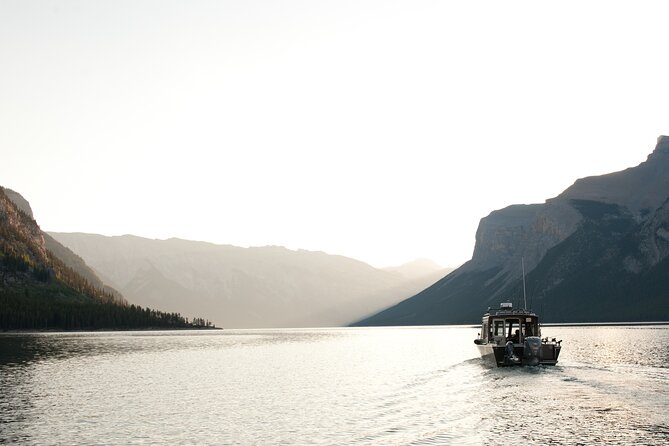 Banff Fishing on Lake Minnewanka - The scenery is a major part of the value