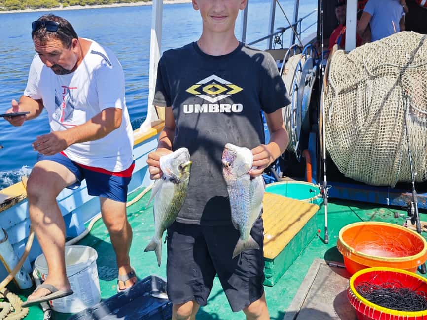 Biograd: Authentic Family friendly Fishing tour in Croatia. - The long pull back to the boat