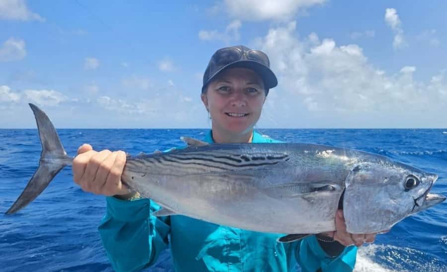 Cairns: Great Barrier Reef Fishing Charter with Lunch - Working the reef for Coral Trout and Red Emperor