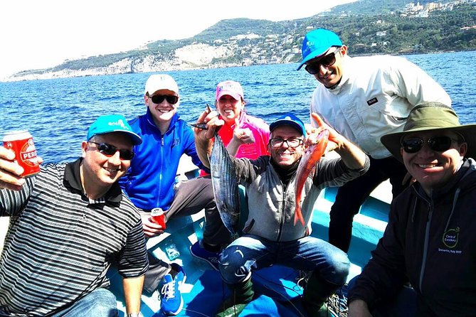 Capri Fishing Excursion with Snorkeling and Lunch from Sorrento - Fishing with Sal and the local crew