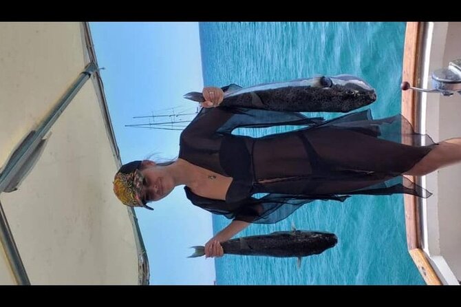 Captain Manolis Fishing with barbecue on the boat - Leaving Rhodes Town for the first fishing session
