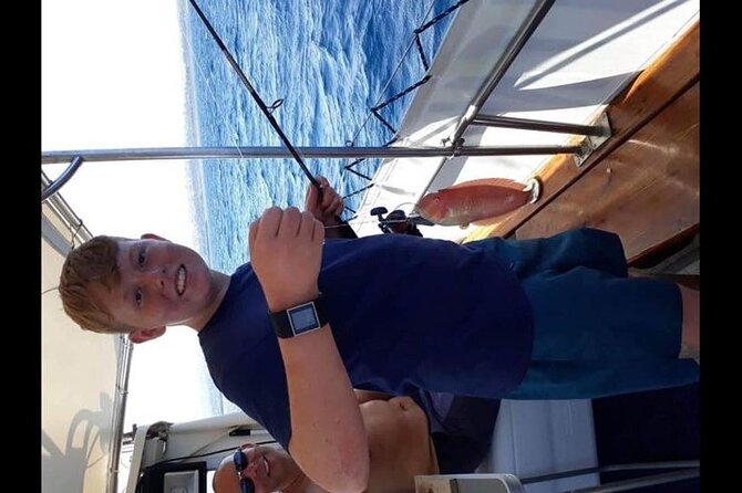 Captain Manolis Fishing with barbecue on the boat - Swimming and snorkeling between the fishing sessions