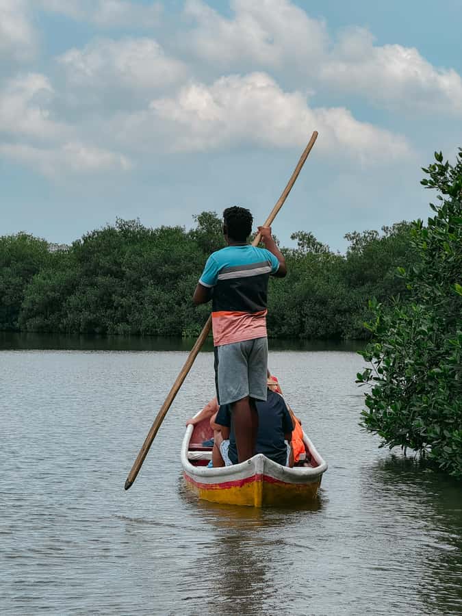 Cartagena: Artisanal fishing through the mangroves - Learning to cast a fishing net