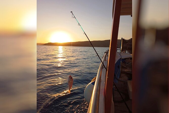 Chania Sunset Rod Fishing Experience - Swimming, sunset, and the easygoing middle of the trip