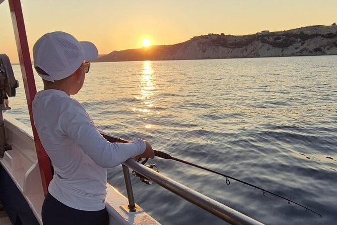 Chania Sunset Rod Fishing Experience - Homemade pie, fruit, and drinks included