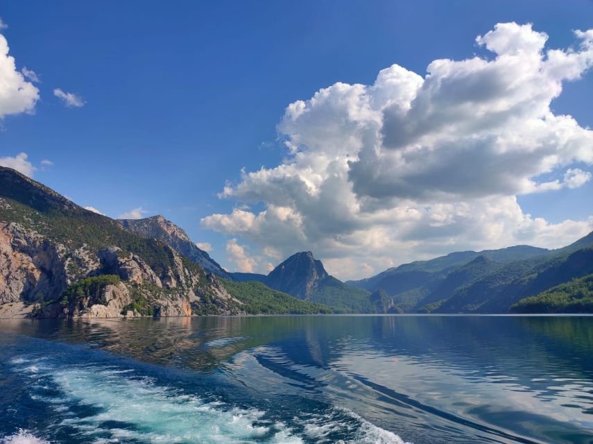City of Side: Green Canyon Tour w/ Boat, Lunch & Fishing - Four hours on the Green Canyon water