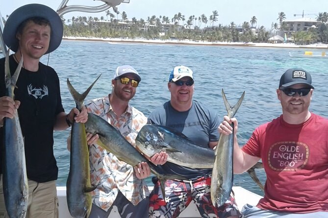 Deep sea fishing in Punta Cana and Bávaro. - The catch, ceviche, and the ride home