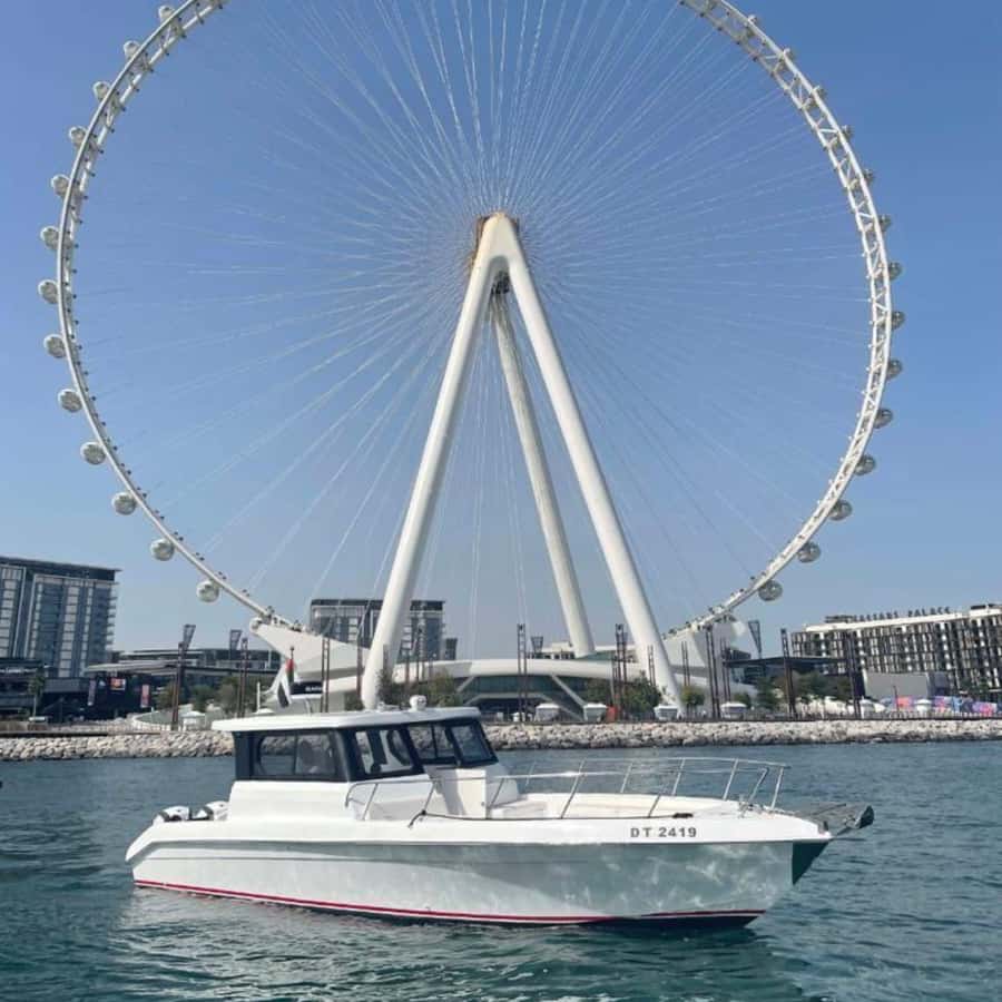 Dubai:Best Fishing Trip-4Hours - Atlantis The Palm from the water