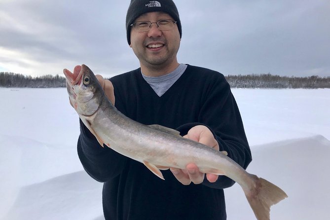 Fairbanks Ice Fishing Expedition in a Heated Cabin with Fish Cookout - Key things to know before you book