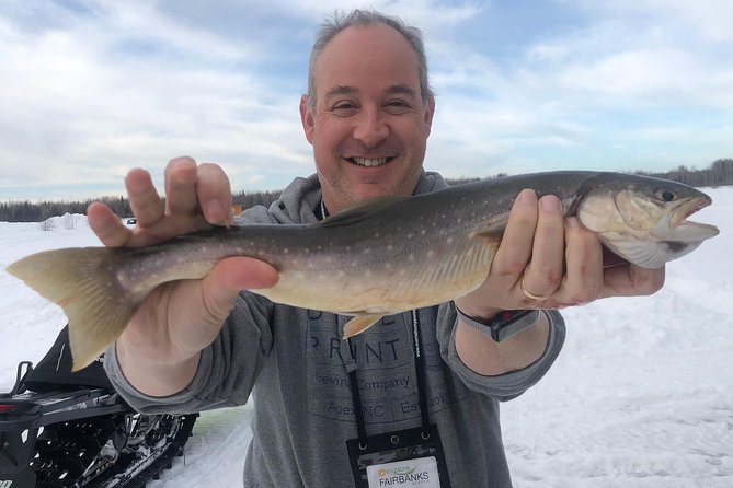 Fairbanks Ice Fishing Expedition in a Heated Cabin with Fish Cookout - The outdoor option when weather allows