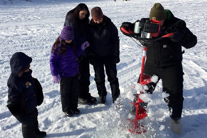 Fairbanks Ice Fishing Expedition in a Heated Cabin with Fish Cookout - How much the four-hour outing is worth