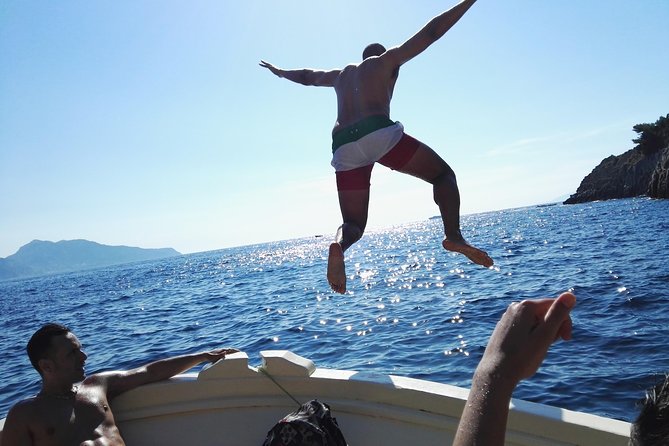 Fishing and Tourism in Capri - Swimming in Capri’s clear water