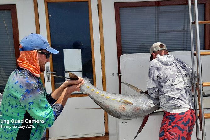 Fishing Charter 6 Hours - Catching live bait before heading offshore