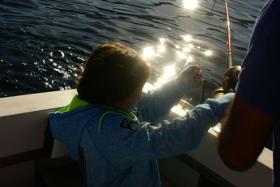 Fishing in the Azores - Bottom Fishing About A Mile Offshore