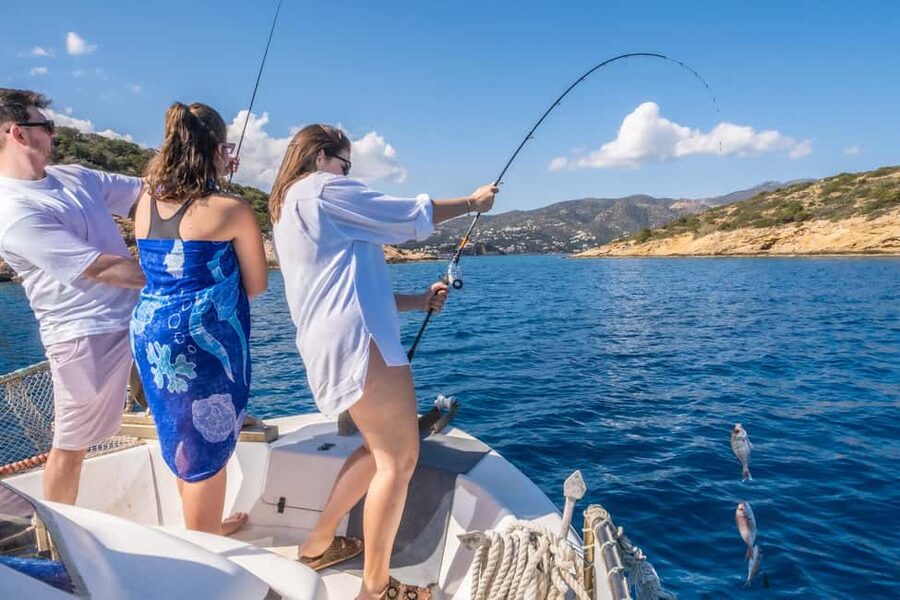 Fishing Trips Agios Nikolaos - A snack with Greek touches