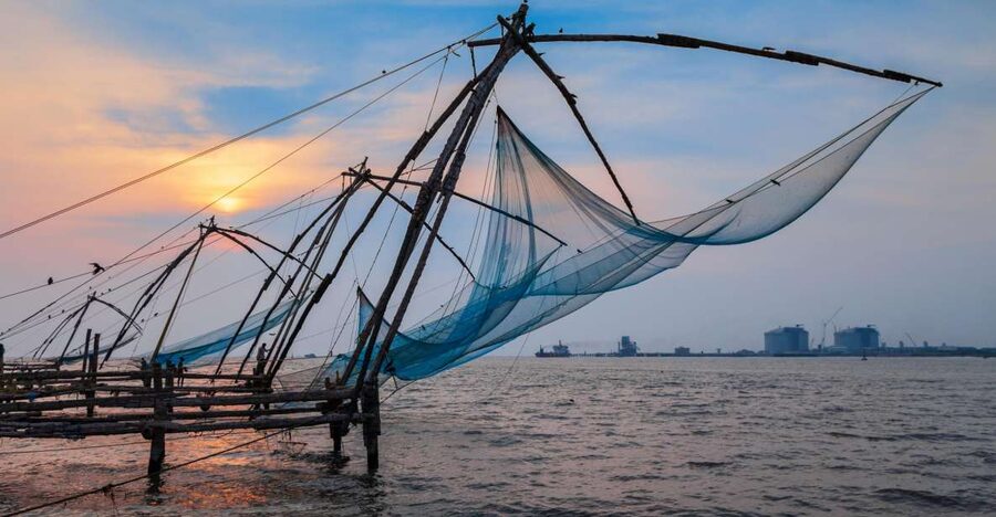 Fort Kochi & Chinese Fishing Nets Private Walking Tour - Santa Cruz Cathedral’s painted interior