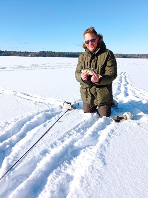 From Helsinki: Bodom Lake Ice Fishing with Food & Drinks - Flexible booking and timing