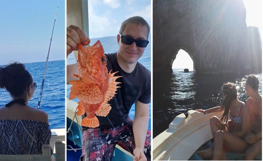 From Sorrento: Fishing in Capri with Lunch - A full day built around the sea
