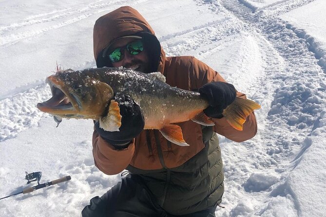 Guided Ice Fishing Excursions - The catch: Arctic char and changing challenge levels