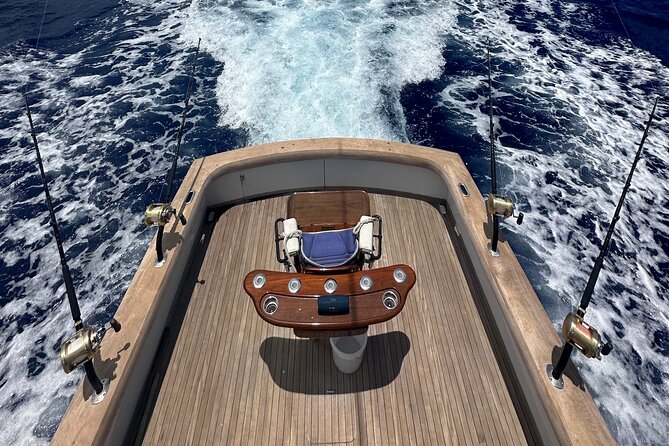 Half Day Morning Fishing Charter - Setting the target before the lines go out