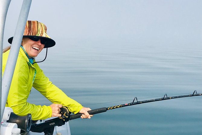 Halibut Fishing Charter - Fishing gear, snacks, and the cash license