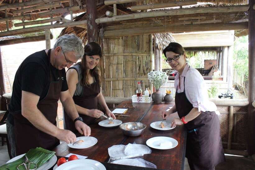 Hoian/Da Nang: Fishing, basket riding and cooking class - Four dishes, with a clear taste of Hoi An
