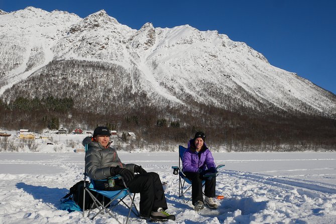 Ice Fishing On The Fjord - Learning to fish through sea ice
