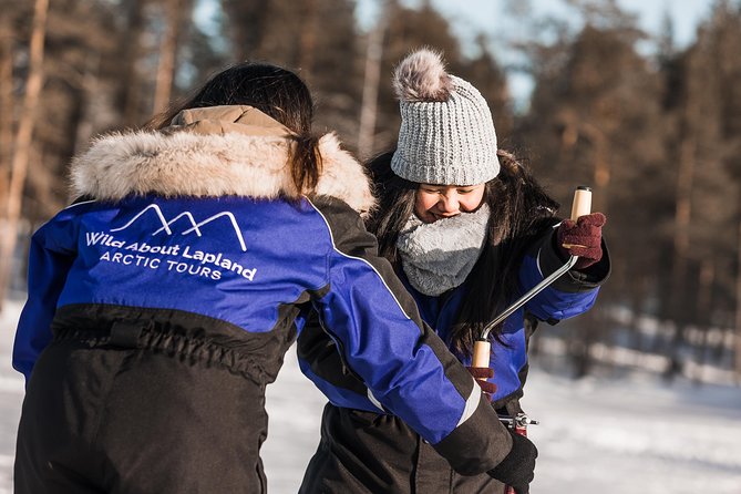 Ice Fishing Tour - Leaving Rovaniemi for the frozen lake