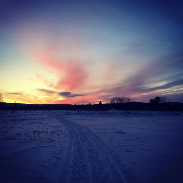 Icefishing and tasting in Lake Inari - The return ride and the two-hour schedule