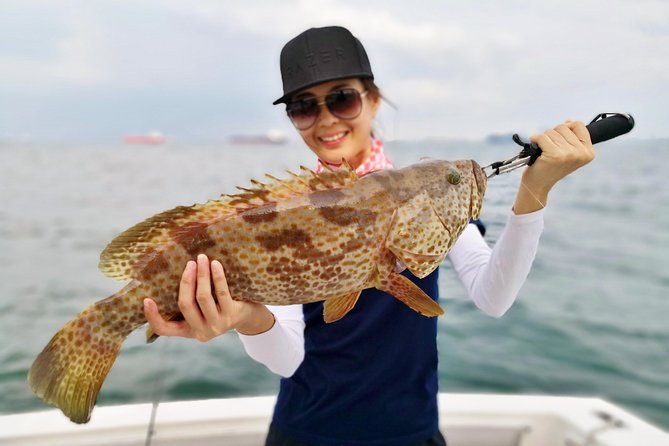 Join-in Catch and Cook Fishing Trip at Southern Islands Singapore - Learning to fish instead of simply holding the rod