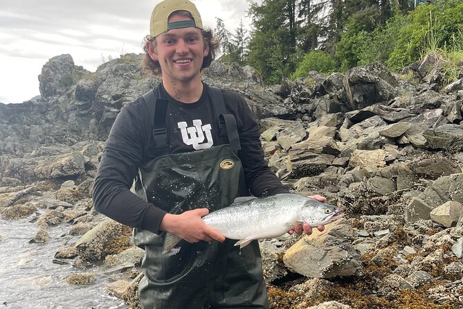 Juneau Shore Fishing Shuttle and Gear - What the three-hour Juneau fishing outing is really like
