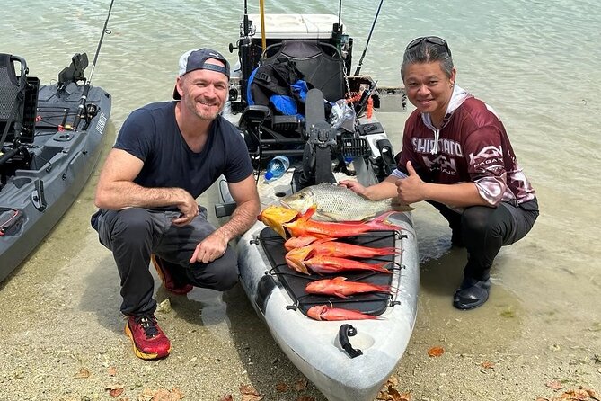 Kayak Fishing in Mauritius - Fishing instruction for first-timers and regular anglers