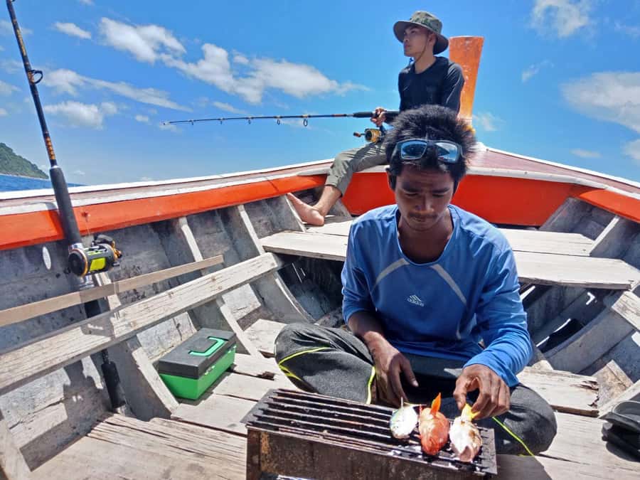 Koh Lipe: 3 Island Snorkeling & Fishing Tour - Learning to fish at the park-designated spots
