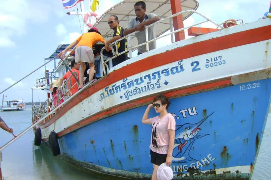 Koh Samui: Fishing Day Tour by Escort Boat with Mr. Tu - The long scenic cruise back to Koh Samui