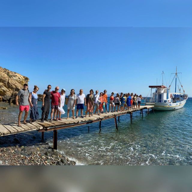 Kos: Kefalos Bay Boat Cruise with Fishing, Swimming, & Meal - Sailing past Kastri and St. Stefanos