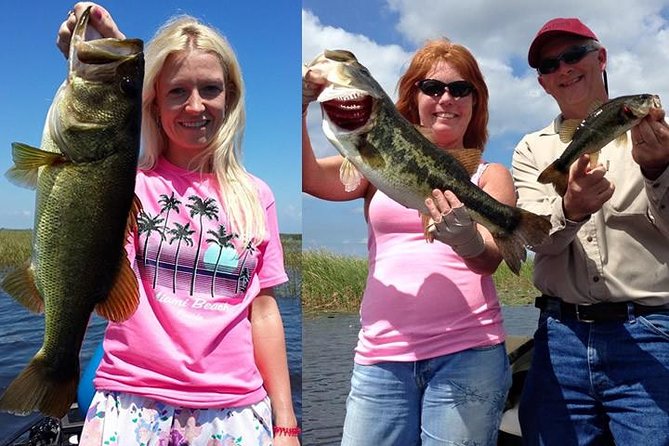 Lake Okeechobee Fishing Trips Near Palm Beach Florida - How the $450 price works for two people