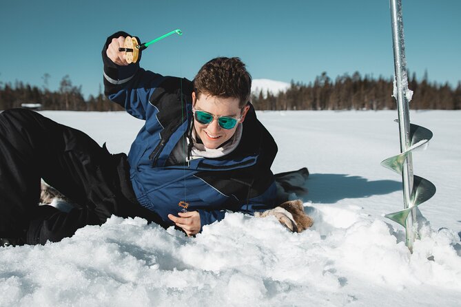 Lappish Lunch Break -Snowmobiling, ice fishing and tasty food - What the $233.94 price includes