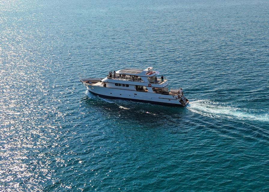 Larnaca: Relaxing Cruise with Fishing and BBQ Lunch - Airport views along Larnaca’s west coast