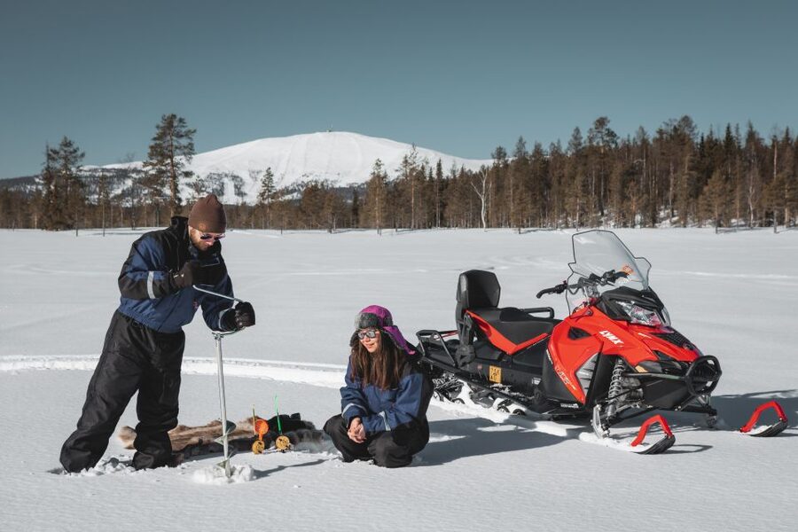 Levi: Snowmobile Safari with Ice Fishing and Outdoor Lunch - What I would plan before going