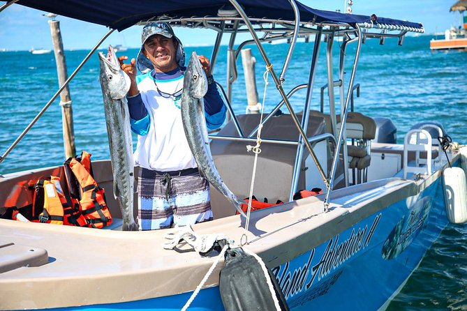 Local Fishing Plus Snorkeling Tour in Isla Mujeres - A private boat that works for families