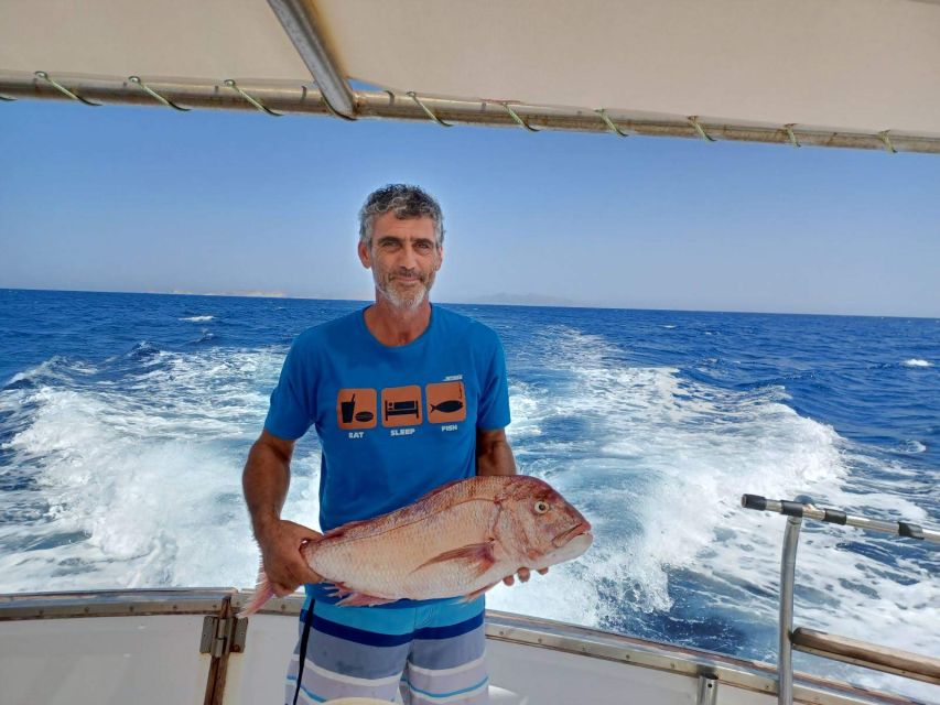 Naxos: Private Fishing Trip with Catch & Cook Onboard Meal - The first 20 minutes across the water